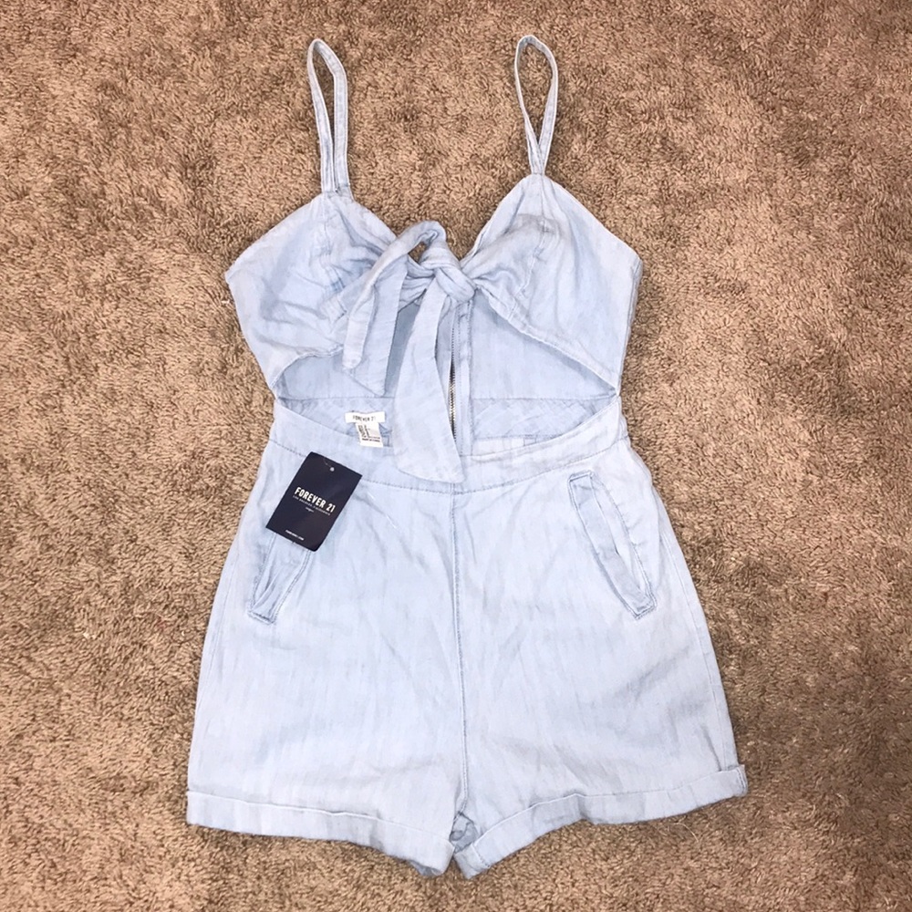 Forever 21 Tie Top Romper